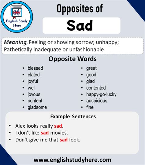 sad antonym|stronger words for sad.